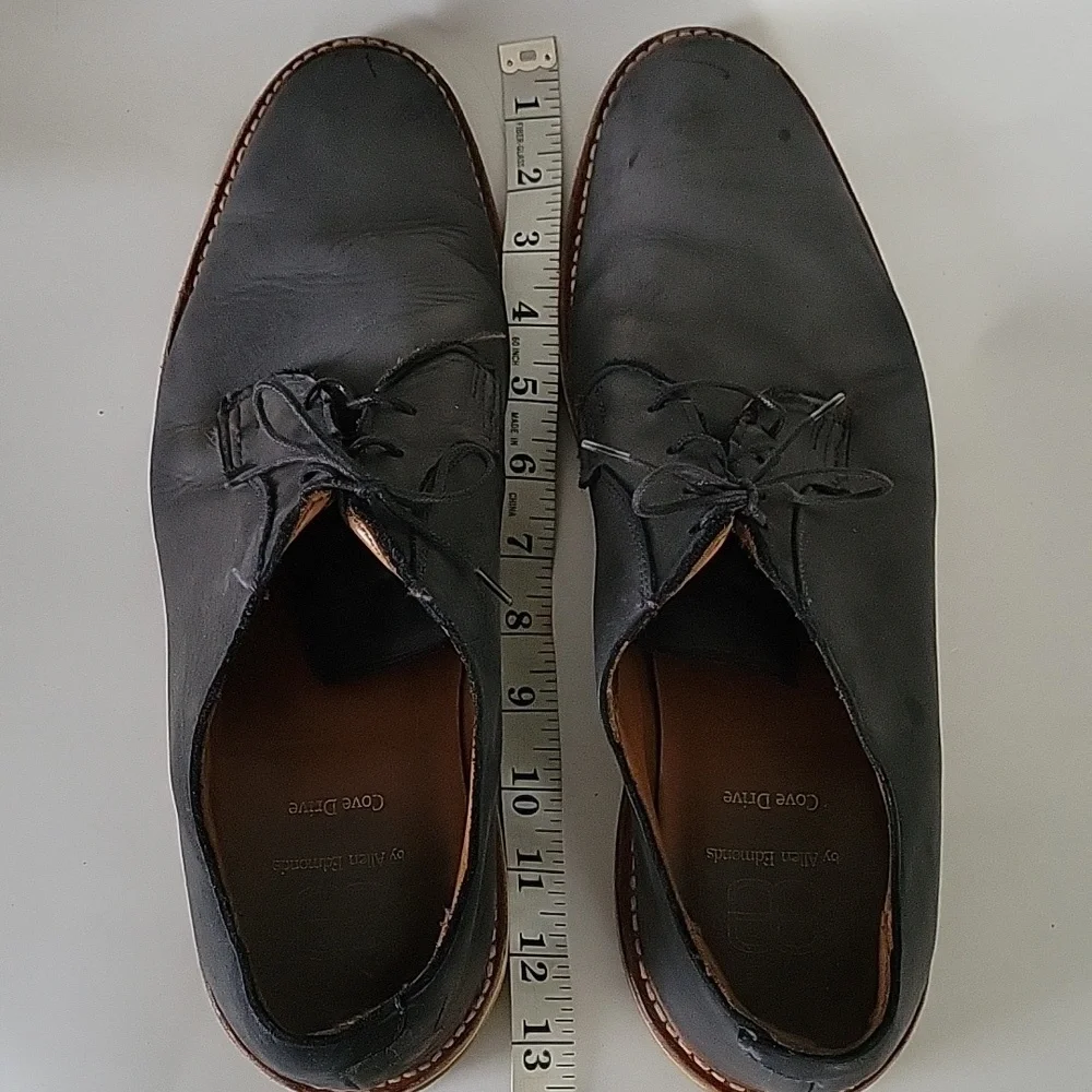 Allen Edmonds men's gray Cove Drive lace up shoes sz 13